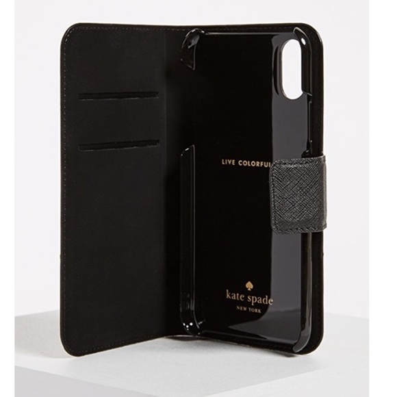Kate spade iPhone X wallet magnet folio case NWT - Picture 2 of 3